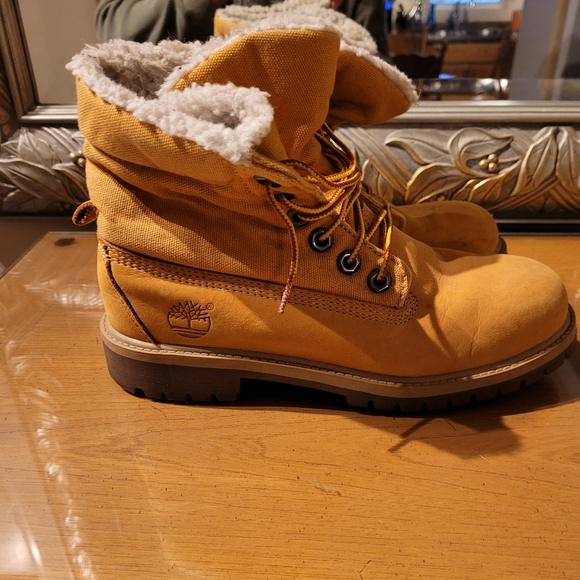 Timberland sherpa flip top boots - Picture 12 of 15